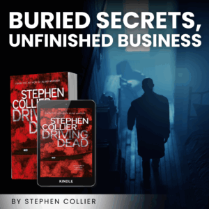 Buried Secrets: Unfinished Business. Picture of Man and book cover